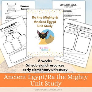 Ancient Egypt/Ra the Mighty - Unit Study/Novel Study Combo