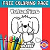 cropped-FREE-Coloring-Page-Valentines.jpg Valentine's Day coloring page featuring a cute dog holding a heart, perfect for homeschool arts and crafts, teaching resources, and holiday activities. Free printable for early learners.