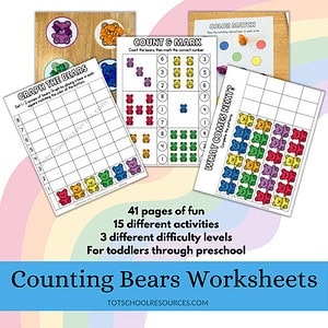 Counting Bears Activities