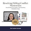cropped-sibling-conflict.jpg Resolving sibling conflict masterclass, conflict resolution strategies, homeschooling resource, parent guide, sibling rivalry, friendship building techniques, online family conflict management course, bonus bundle included.