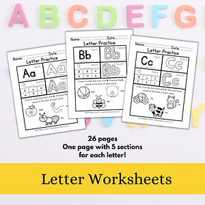 Letter Learning Worksheets - Letter Phonics