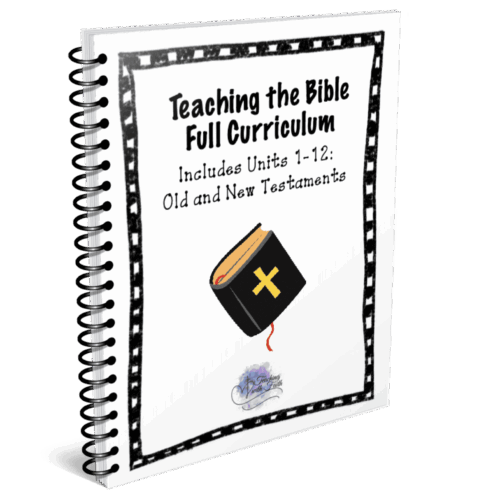 1. Comprehensive Bible curriculum with teaching units 1-12 covering Old and New Testaments, suitable for homeschooling.