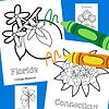 wy-16-b.jpg Colorful homeschool flower coloring pages for preschool and elementary students, perfect for homeschooling craft activities and educational art projects.