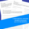 wy-473-B Homeschool resource co, homeschool writing prompts, daily homeschool journal, educational homeschool materials, homeschool planning resources.