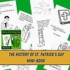 z-410-History-minibook-st-patrick 1. Printable St. Patrick's Day history mini-book for homeschool learning, ideal for kids to explore Irish traditions, history, and celebrations with engaging activities and illustrations.