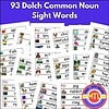 z-445-Dolch-Sight-Word-Common-Nouns.jpg Apartment, bird, chick, dog, fish, flower, goat, house, horse, milk, pig, rabbit, rain, ring, robin, watch.