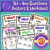 "Homeschool Resource Co. offers educational posters and worksheets on 5W questions for preschool to 12th grade to enhance critical thinking and classroom learning.".