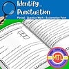 z-491-Early_Punctuation-Cover.jpg Identify punctuation practice worksheet with activities for teaching period, question mark, exclamation point to preschool through 12th grade students.