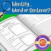 z-493-Words-Sentences-cover.jpg Identify Word or Sentence Homeschool printable activity for early learners to practice distinguishing words and sentences in a fun, educational way.
