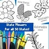 z-494-State-Flowers-Coloring-Book-1.jpg Vivid state flower coloring pages for all 50 U.S. states, ideal for homeschool activities and educational fun.