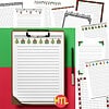 zy436-Christmas-Writing-Stationary-2020-d.jpg Colorful Christmas-themed homeschool lined paper set with holiday decorations, perfect for holiday lesson plans and holiday-themed homeschooling activities.