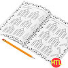 zy438-Christmas-Fact-Families-1-2-c.jpg Solve the printable holiday math worksheet for elementary students, featuring Christmas-themed addition and subtraction problems with candy cane illustrations and festive border design.