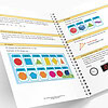 zz-18-Math-glossary-a.jpg 2. Colorful educational workbook page featuring 3D shapes, time-telling clocks, and math symbols for homeschool learning, ideal for early childhood education and homeschooling resources.