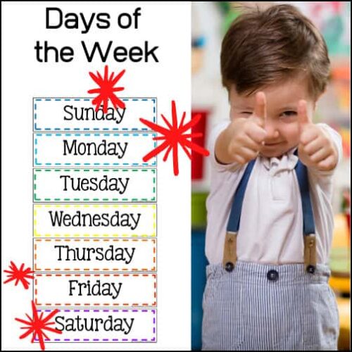 zz-437-Days-of-the-Week-Cards.jpg Homeschool resource co, daily homeschool schedule chart for kids, engaging educational tools for homeschooling parents and teachers, colorful visual aid to help children learn days of the week, perfect for home learning environments and classroom setup.