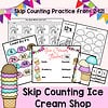 165 Skip Counting for Multiplication Ice Cream Shop Play and Learn Set