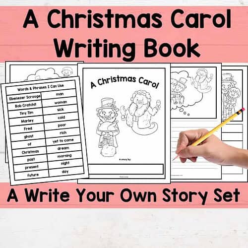 A Christmas Carol Story Writing Set