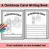 190 Coloring book pages featuring Christmas Carol characters for homeschool educational activities and holiday literacy practice.