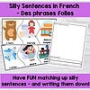 2 Silly French Sentences! Des Phrases Folles! A FUN Way to Practice French!
