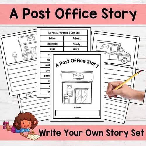 A Post Office Story Creative Writing and Wordless Story Set