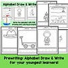 23 Explore engaging prewriting alphabet draw and write activities to help young learners practice letter recognition, handwriting skills, and early literacy with fun coloring prompts.