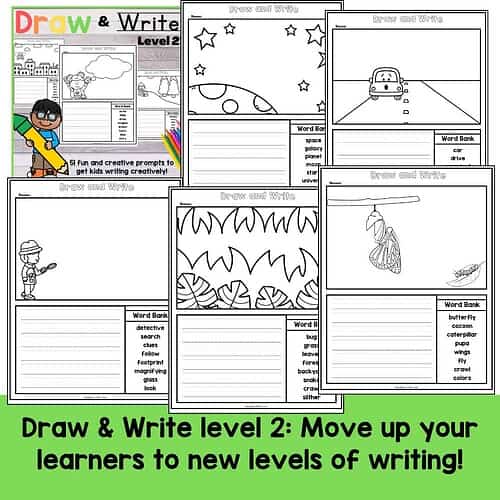 24 Draw and Write BUNDLE: Beginner Writer Bundle of Resources!