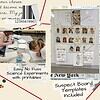 3 1. Engaging homeschool science experiments for kids, including printable templates and suspect board activities to enhance forensic science knowledge.