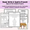 388 French Writing Reading and Spelling Program for FSL Unit 7