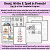 394 French Writing Reading and Spelling Program for FSL Unit 6