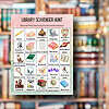 4 Library Scavenger Hunt, Printable Educational Activity (PDF Download)