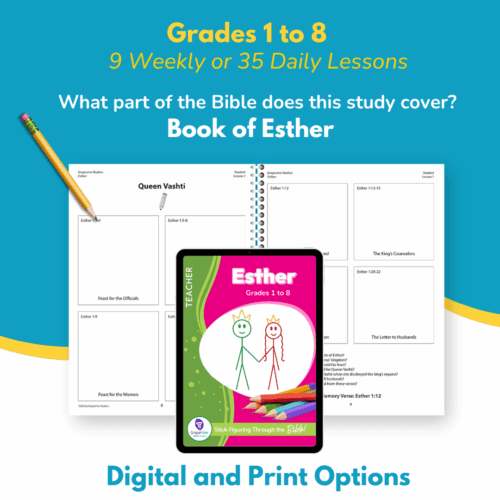 4 Esther Preview Engaging homeschool Bible study resources for grades 1-8, including curriculum, lesson plans, printable and digital options, focusing on biblical stories like Esther to enhance religious education.