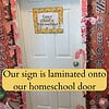5 Rainbow Home Sweet Homeschool Sign: Printable Classroom Decor (Digital Download)