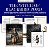 750f-13741328-1.jpg A girl in historical attire from "The Witch of Blackbird Pond" surrounded by educational pages and resources for homeschool learning.