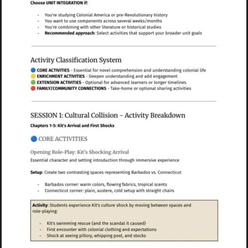 1. Homeschool Resource Co. educational materials on colonial America, historical studies, and unit integration for homeschooling, focusing on engaging activities and themed learning strategies.