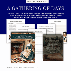 A Gathering of Days Novel Study + Virtual Old Sturbridge Village Scavenger Hunt