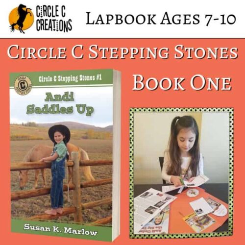 Circle C Stepping Stones Book One for ages 7-10, featuring homeschool resources for ages 7-10, with engaging activities for young learners. Perfect for homeschooling families.