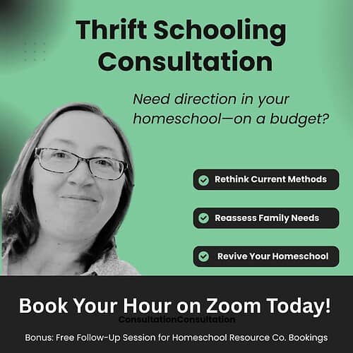 ConsultationFINAL Thrift Schooling Homeschool Consultation