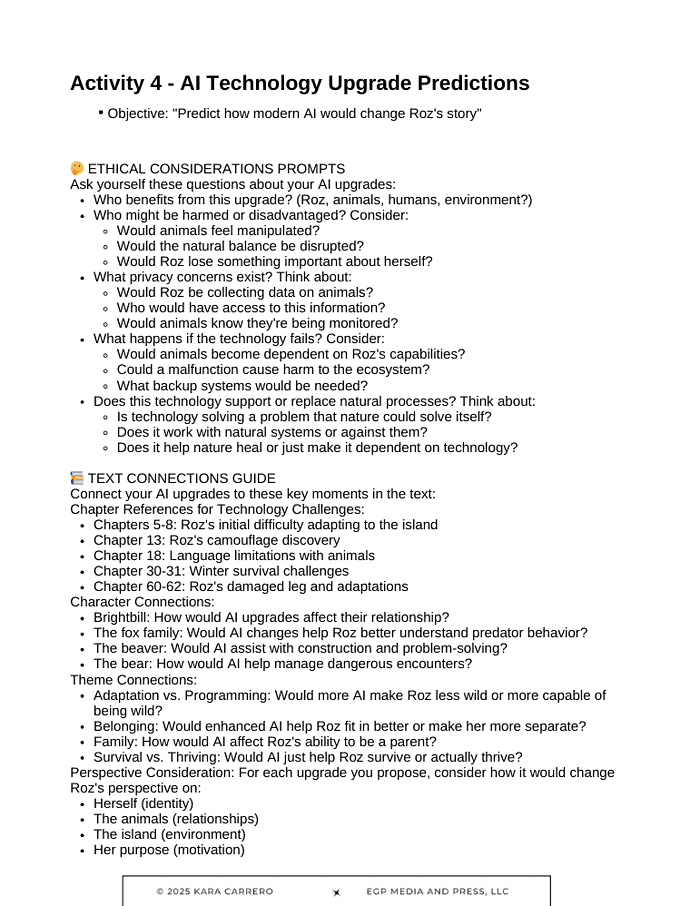 Copy-of-The-Wild-Robot.zip-12.png AI technology upgrade illustrations for homeschool science and ethics discussions, emphasizing responsible AI use in education, environmental impacts, and ethical considerations for students and educators.