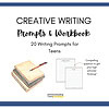 Creative Writing prompt Teens (700 x 700 px) 1. Creative writing prompts and workbook for teens, with 20 engaging writing ideas to enhance homeschooling, improve writing skills, and encourage creative thinking.