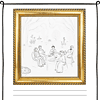 Fauvism-Art-4.png A group of women enjoying a tea party outdoors in a peaceful garden setting, illustrated in black and white with a detailed gold frame, perfect for homeschooling art and activity resources.