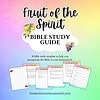 Fruit of the Spirit Bible Study Guide SQ (700 x 700 px) 1. Bible study guide for homeschooling, fruit of the Spirit themed template to incorporate biblical lessons into your homeschool curriculum.