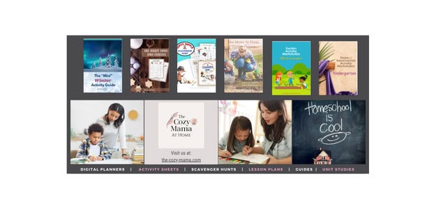 The Cozy Mama At Home banner