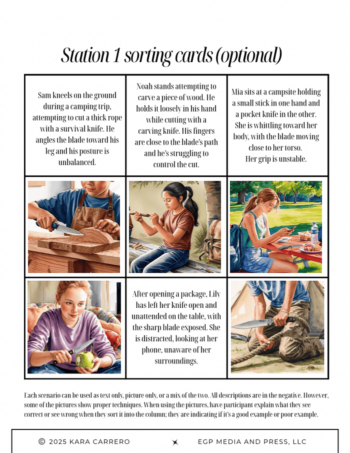 Knife-Safety-Escape-room-challenge-13.png Kids engaging in homeschool STEM activities with age-appropriate educational materials and crafts for homeschooling parents.