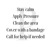 Knife-Safety-Escape-room-challenge-22.png 1. Printable pressure bandage instructions for first aid care, including applying pressure, cleaning, and covering with a bandage, ideal for homeschooling health education resources.