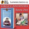 1. Homeschool resource for ages 9-13 featuring Circle C Adventures book, ideal for homeschooling curriculum, literacy, and engaging educational activities.