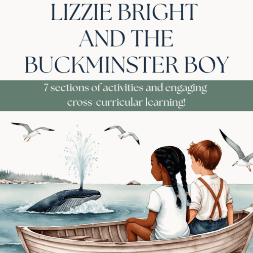 Seaside children reading a book about whales on a boat, engaging in homeschool curriculum about marine life and cross-curricular activities for homeschooling families.