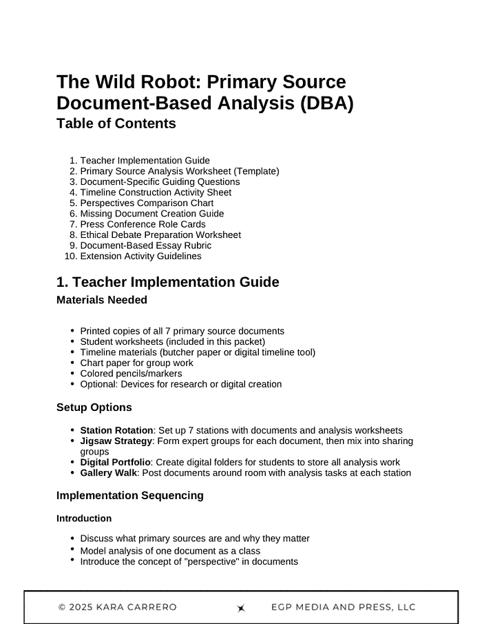 Mock-Primary-source-documents.pdf-3.png Primary source document analysis activities, PDF worksheet, primary source teaching guide, homeschool resource for teachers, educational curriculum, homeschool resources for primary sources.
