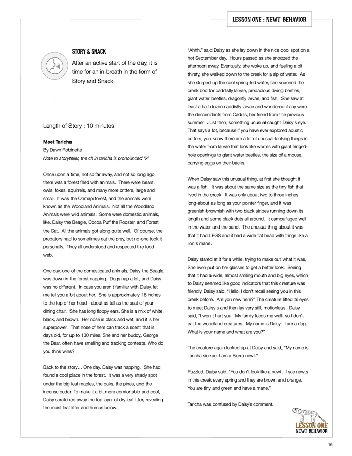 1. Kids doing homeschool lesson on animal behavior and storytelling with a colorful worksheet, educational activity for homeschooling families.
