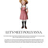 Pollyanna.zip-4.png Girl in historical costume with red gingham dress, straw hat, and riding boots, standing in homeschool setting, promoting educational resources for homeschooling and history-based learning.