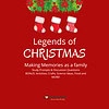 Red Legends of Christmas and sampler (700 x 700 px) Bright red holiday-themed image featuring Christmas stockings hanging from a festive garland, promoting homeschool resources for creating memorable family Christmas activities, crafts, and science projects.