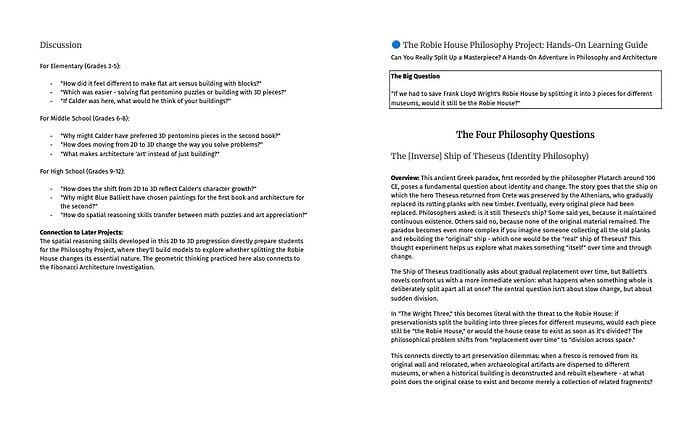 Screen-Shot-2025-08-29-at-3.20.46-PM.png Robie House Philosophy Project hands-on learning guide for students exploring architecture, design, and historical preservation, ideal for homeschooling resources and DIY educational activities.